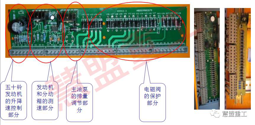 三一泵車老電氣系統(tǒng)電路板